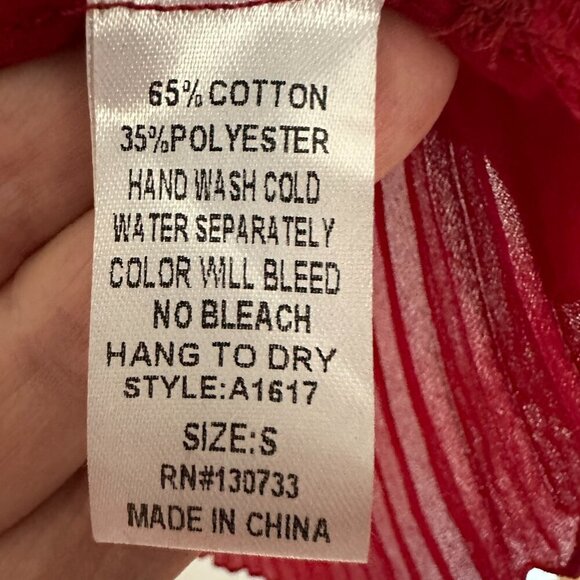 UMGEE "OPERETTA TUNIC" ASYMETRIC FLOWY TUNIC, LONG SLEEVE SHEER TOP LAYER SIZE S - Picture 8 of 8